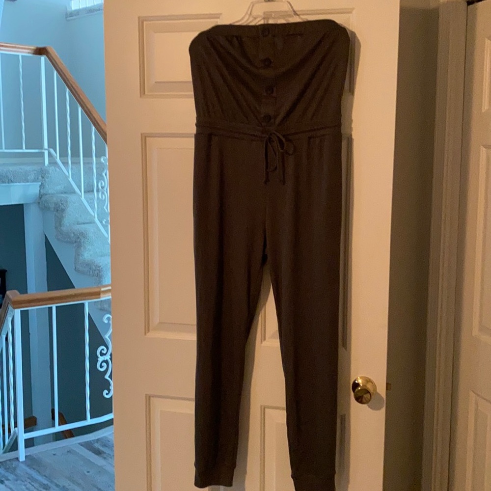 Strapless jumpsuit